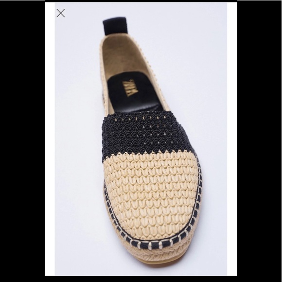 NWT Zara Combination Flat Espadrilles size 41/10 - Picture 3 of 6